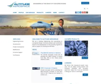 Altitudeaero.com(Altitude Aerospace) Screenshot