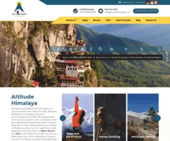 Altitudehimalaya.com(Altitude Himalaya Pvt. Ltd) Screenshot