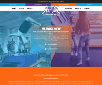 Altituderidgeland.com(Altitude Trampoline Park) Screenshot