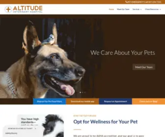 Altitudevet.com(Altitude Veterinary Hospital) Screenshot