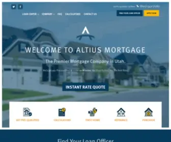 Altiusmortgage.com(Altius Mortgage) Screenshot