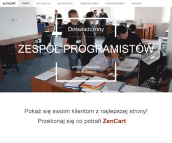 Altkomp.pl(Sklepy internetowe i witryny CMS) Screenshot