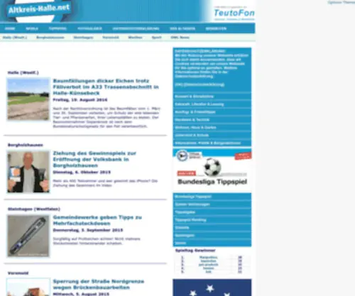 Altkreis-Halle.net(Das Online Magazin) Screenshot