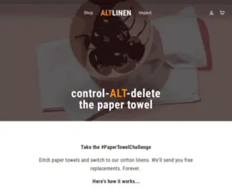 Altlinen.com(Alt Linen) Screenshot