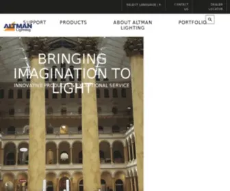 Altmanlighting.com(Altman Lighting) Screenshot