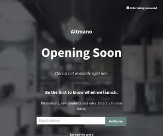 Altmano.com(Altmano) Screenshot