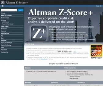 Altmanzscoreplus.com(Altman Z) Screenshot