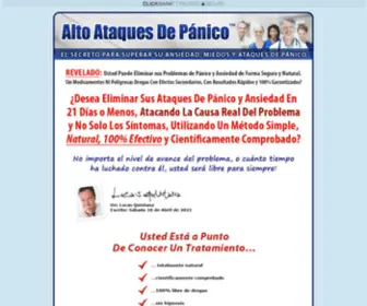 Altoataquesdepanico.com(Alto Ataques De Pánico™) Screenshot