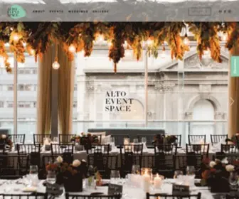 Altoevents.com.au(ALTO Event Space) Screenshot