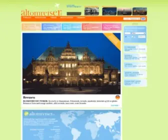 Altomreiser.no(Reiseguide, restplasser, fly, hotell og charter) Screenshot