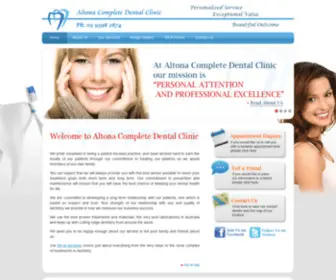 Altonadental.com.au(Altona Complete Dental) Screenshot