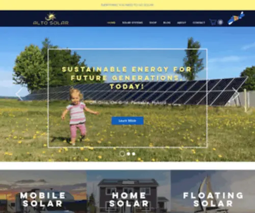 Altosolar.ca(Solar for off) Screenshot