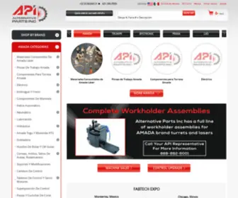 Altparts.mx(Amada America Parts) Screenshot