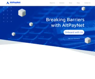 Altpaynet.com(AltPayNet breaks barriers in online payments with its full suite of eCommerce Services) Screenshot