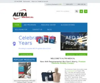 Altramedical.com(Altra Medical) Screenshot