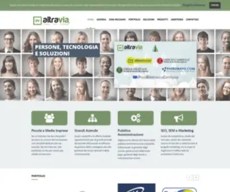 Altravia.com(Altravia Il tuo partner tecnologico) Screenshot