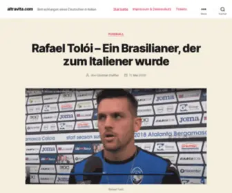 Altravita.com(Betrachtungen eines Deutschen in Italien) Screenshot