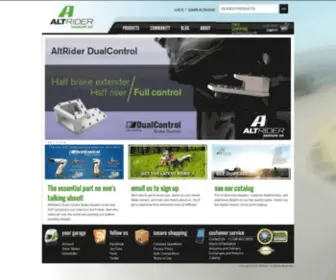 Altrider.com(Protection Parts and Accessories for Adventure Touring Motorcycles) Screenshot