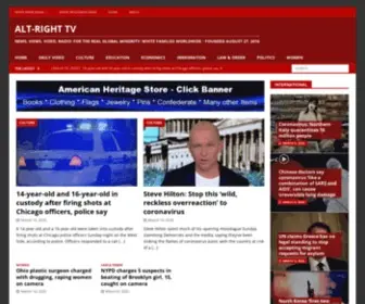 Altrighttv.com(Alt-right tv) Screenshot