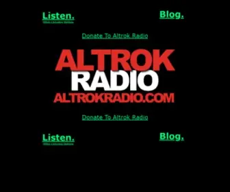 Altrok.com(Altrok Radio) Screenshot