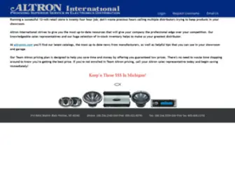 Altronint.com(Altron International) Screenshot