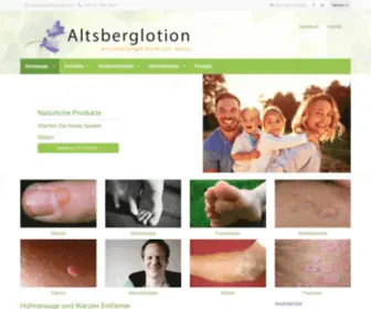 Altsberglotion.de(Hühnerauge) Screenshot