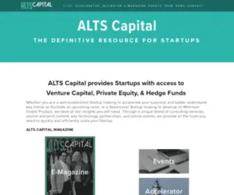 Altscapital.com(ALTS Capital) Screenshot