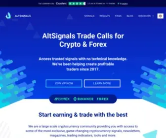 Altsignals.io(Buy Crypto Trading Signals Now) Screenshot