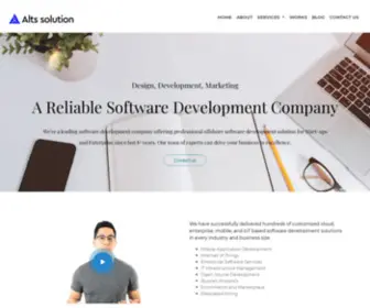 Altssolution.com(Web design company Kerala) Screenshot