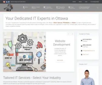 Alttechnical.ca(ALT Technical Consulting) Screenshot