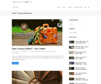 Alttunings.com(Guitar Tunings Made Easy) Screenshot