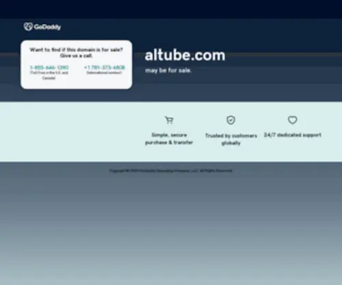 Altube.com(Forsale Lander) Screenshot