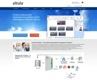 Altula.de(Organigramme erstellen mit der Organigramm Software OrgPlus) Screenshot