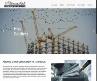 Altundaldemircelik.com(Altundal Demir) Screenshot