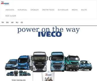 Altunpar.com.tr(ALTUNPAR AUTOMOTIVE IVECO SPARE PARTS) Screenshot