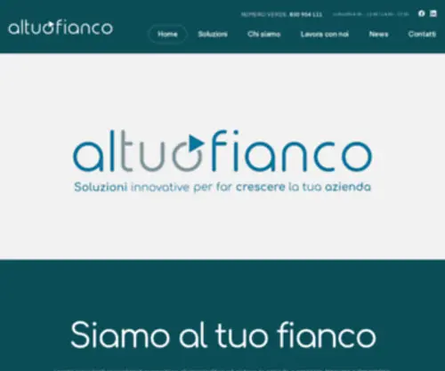 Altuofianco.it(Soluzioni innovative per far crescere la tua azienda) Screenshot