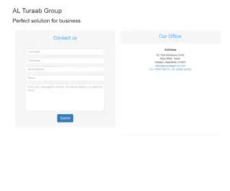 Alturaabgroup.com(AL Turaab Group) Screenshot