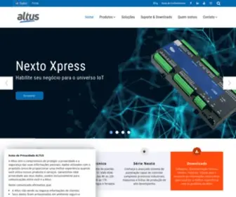 Altus.com.br(Altus Sistemas de Automação) Screenshot