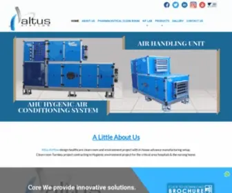 Altusairflow.com(Altus Airflow) Screenshot