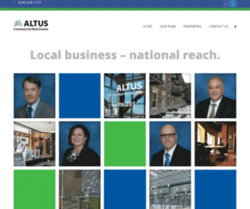 Altuscommercialrealestate.com(Atlas Commercial Properties) Screenshot