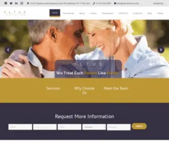 Altusinfusion.com(Altus Infusion) Screenshot