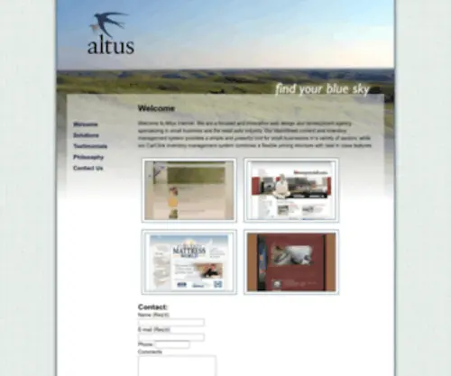 Altusinternet.com(Altus) Screenshot