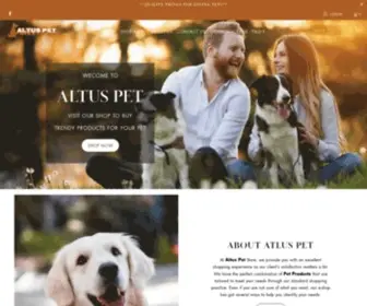 Altuspet.com(Premium Pet Store) Screenshot