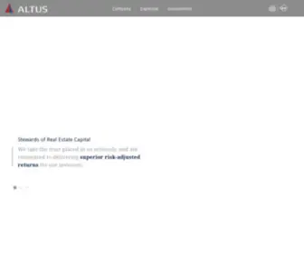 Altusproperties.com(Altus Properties) Screenshot