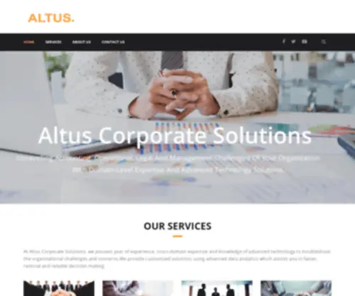 Altussolution.com(Financial Solution) Screenshot