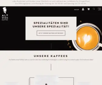 Altwien.at(Kafferösterei ALT WIEN) Screenshot