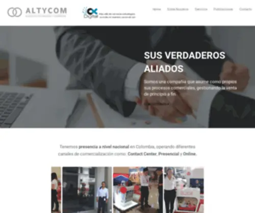 Altycom.com(Aliados en BPO) Screenshot