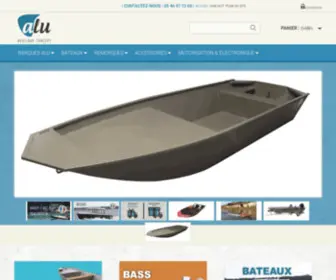 Alu-Nautique-Concept.fr(Fabricant de barque de pêche en aluminium soudée) Screenshot