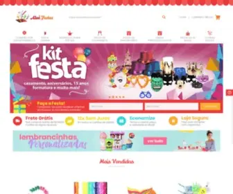 Aluafestas.com.br(Aluá Festas) Screenshot
