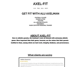 Aluaxelfit.com(Personal Trainer) Screenshot